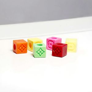 <span class=keywords><strong>Perles</strong></span> acryliques colorées en forme de lettre, à grand trou, de 15 mm de diamètre, pour la fabrication de colliers et de bracelets, <span class=keywords><strong>perles</strong></span> focales en acrylique - Product Image 4