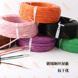 Teflon K Type <b>Temperature</b> Sensing Wire FEP Insulation Tinned Copper Shielded For Electronic <b>Instrumentation</b> - Product Image 1