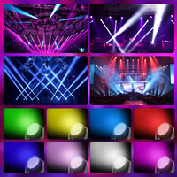 Luz de Escenario Móvil 19x15W RGBW 4 en 1 LED con Zoom, Beam, Wash, Efecto Estroboscópico, DMX, Activación por Sonido, Iluminación Profesional para DJ