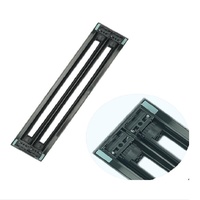 Diffuseur d'air linéaire en aluminium sur mesure, encastré, pour plafond et sol, ventilation CVC
