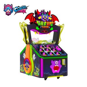 Machine de jeu d'arcade Whack Mole de récompense, à monnayeur, pour enfants, avec marteau, sur table, thème Aventure Monstre de Parc Coloré - Product Image 2
