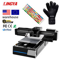 Nouvelles mises à niveau CCD fonction A1 imprimante UV 6090 imprimante grand Format avec caméra positionnement métal plastique bois Textile imprimante