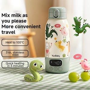 OEM 휴대용 보온병 무선 우유 데우개 여행용 차량용 보온병 USB 휴대용 전기 히터 제조기 주전자 전기 - Product Image 3