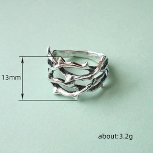 Bague d'oreille Punk à épines pour femme, creuse, sans perçage, bijou à clip, accessoires de mode quotidiens - Product Image 6