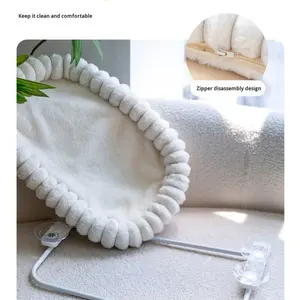 थोक मूल्य बिल्ली हैममॉक बिस्तर खिड़की धूप स्नान चूसने कप बालकनी आवास बिल्ली बिस्तर पालतू जानवर बिस्तर - Product Image 3