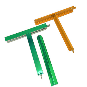 Composants <span class=keywords><strong>de</strong></span> grille en T en acier inoxydable <span class=keywords><strong>de</strong></span> bonne qualité, résistants à la corrosion, légers, pour plafonds suspendus, dalles <span class=keywords><strong>de</strong></span> plafond, profilés <span class=keywords><strong>de</strong></span> peinture - Product Image 1