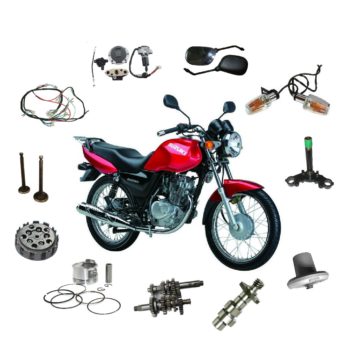 ステータープレート点火コイル オートバイ磁気エンジン発電機ステータ