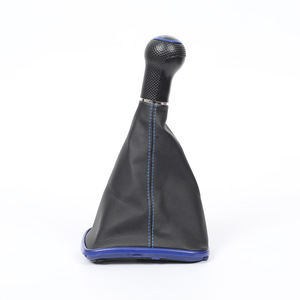 QSF Convient aux voitures Volkswagen Golf et <span class=keywords><strong>Bora</strong></span>, Cache-poussière pour levier de vitesses manuel, Housse de levier de vitesses et pommeau de levier de vitesses - Product Image 2