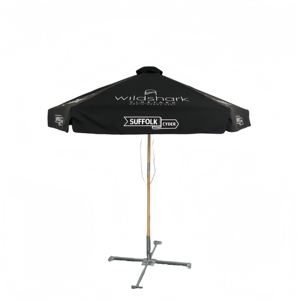 Parasol plegable con logotipo personalizado impreso para publicidad exterior, sombrilla para café, para Garden Market, <span class=keywords><strong>Golf</strong></span>, Playa o uso en hoteles, BtoB - Product Image 1