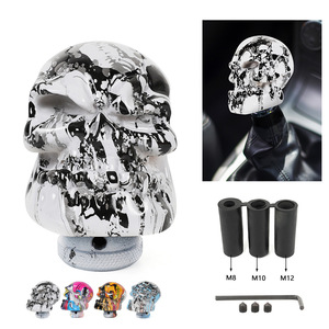Graffiti Resin Skull <b>Shift</b> <b>Knob</b> SFN153 Plastic Ergonomic Car Gear <b>Knob</b> - Product Image 4