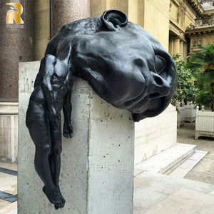 Escultura <span class=keywords><strong>de</strong></span> Bronce Personalizada <span class=keywords><strong>de</strong></span> una Obra <span class=keywords><strong>de</strong></span> <span class=keywords><strong>Arte</strong></span> Famosa, Estatua <span class=keywords><strong>de</strong></span> Hombre Desnudo con Cabeza Grande <span class=keywords><strong>de</strong></span> Thomas Lerooy - Product Image 5