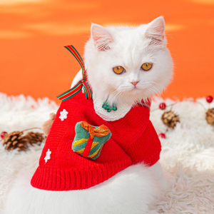 <span class=keywords><strong>Pull</strong></span> moderne festif mignon pour animaux <span class=keywords><strong>de</strong></span> compagnie avec motifs <span class=keywords><strong>de</strong></span> Noël chauds pour les rassemblements <span class=keywords><strong>de</strong></span> vacances d'animaux <span class=keywords><strong>et</strong></span> les célébrations intérieures Style décoratif - Product Image 4