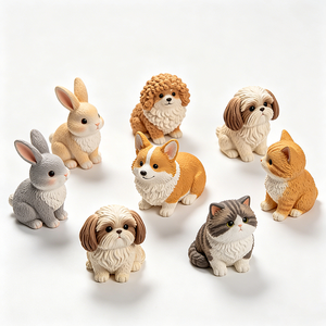 Statuette d'animal en résine, petit <span class=keywords><strong>lion</strong></span> <span class=keywords><strong>roi</strong></span>, pour les cadeaux de fête d'anniversaire et les cadeaux pour les enfants - Product Image 6