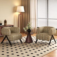 Fauteuil simple en métal de style minimaliste moderne, idéal pour la lecture et la détente, sensation de luxe léger haut de gamme pour salon et balcon