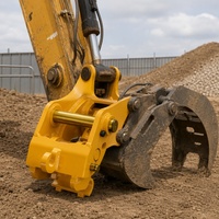 Coupleur hydraulique rapide robuste pour excavatrice de 20 à 30 tonnes, système de changement d'attache rapide avec double verrouillage de sécurité, haute résistance