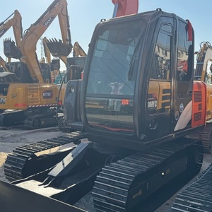 Mini Excavadora Usada de 7 Toneladas Hitachi Zx70 en Venta, Excavadora de Segunda Mano con Pocas Horas de Trabajo en Buenas Condiciones, Disponible en Stock - Product Image 3