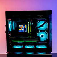 Ventilateur de refroidissement du processeur ARGB, refroidisseur liquide pour ordinateur PC avec écran LCD vidéo de 4,0 pouces pour AM4 AM5 Intel LGA115X/1200