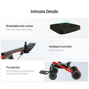 24V 180W D37ポータブル電動ブラシレスホイールハブモーターヘルスケアCe便利な車椅子価格アルミニウム用JBH - Product Image 5