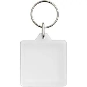 Portachiavi U1 con fiala rotonda, merchandising sostenibile - Product Image 1