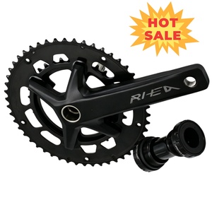 Ensemble de manivelle creuse et de pignon de vélo élégant : Dents noires ED de précision pour une expérience cycliste ultime - Product Image 3