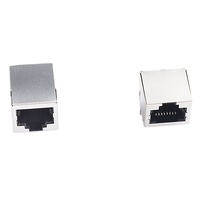 Conector Hembra RJ11 RJ45, Componente de Red 10p10c, Conector de Red RJ50, Acoplador SMT 10p10c, Acoplador SMT RJ45, Conector de Red RJ45
