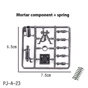 WW2 Building Block Set di accessori per armi militari di terze parti per assemblaggio di giocattoli per bambini - Product Image 3