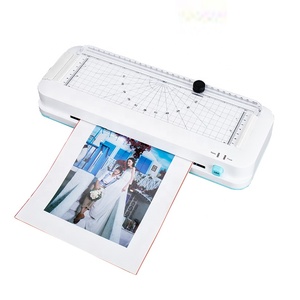 OL188 <span class=keywords><strong>Plastifieuse</strong></span> de pochettes de bureau A4 chaude avec tondeuse et perforateur pour formats de papier A5 et <span class=keywords><strong>A6</strong></span> - Product Image 1