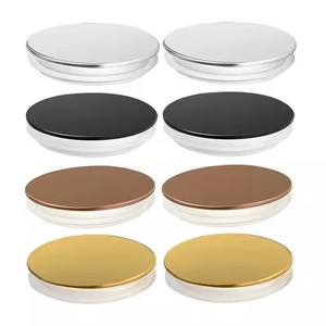 Bocaux à bougies ronds holographiques de luxe personnalisés, brillants et colorés, en verre épais de qualité supérieure, 8oz, 10oz, 12oz, avec boîte - Product Image 6