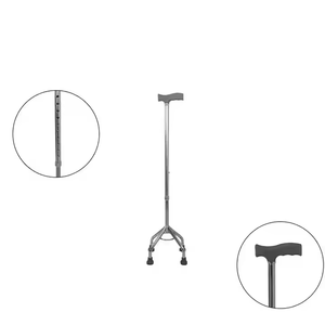 Bâton de marche en aluminium réglable super léger pour personnes âgées, canne télescopique en alliage d'aluminium - Product Image 2