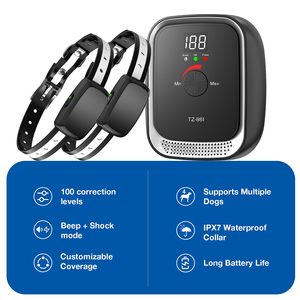 Collier étanche rechargeable de haute qualité Équipement d'agilité de clôture de fil de chien électrique extrême fabriqué en plastique - Product Image 3