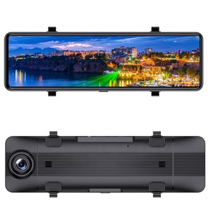 <span class=keywords><strong>12</strong></span> "cảm ứng gương Dash Cam ds1202 Wifi GPS dòng phương tiện truyền thông ống kính kép phía trước 4K & phía sau 1080P DVR máy ảnh cho Nhật Bản video-registr - Product Image 1