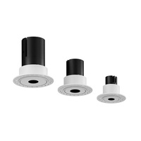 Moderne 3W 5W Petit Downlight LED sans bordure Blanc chaud Éclairage intérieur Spot Surface Plafond Spot Rénovation facile pour Guangdong