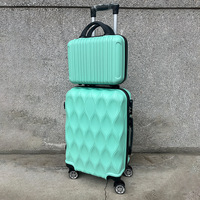 2025 hommes/femmes voyage bagages ensemble ABS Hardside 14 pouces 20 pouces valise sac Spinner roues léger Prime roulant dessin animé