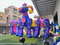 Modèle de mouton gonflable géant personnalisé, animaux gonflables 3D publicitaires, modèle de chèvre pour la promotion d'événements et d'expositions