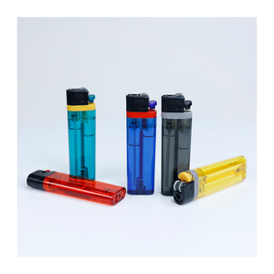 Briquet à gaz MK en plastique, briquet à double arc, briquet rechargeable, briquet à gaz butane pour cigarettes - Product Image 1