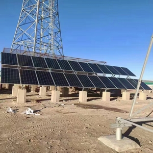 Off Grid cài đặt panel năng lượng mặt trời gió Mills Powered ngân hàng Máy phát điện sản phẩm lai hệ thống điện thiết lập cho viễn thông tháp thép - Product Image 6