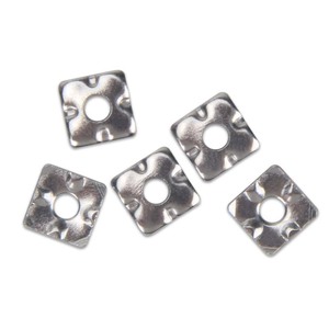 Tornillo combinado de almohadilla cuadrada cabeza redonda tornillo combinado de almohadilla cuadrada cruzada galvanizado y niquelado dos tornillos combinados - Product Image 3