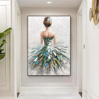 Peinture à l'huile sur toile moderne peinte à la main