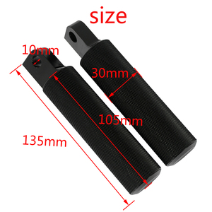 Pedane in Alluminio Nere per Moto, Montaggio Maschio per <span class=keywords><strong>Harley</strong></span> Touring Softail Dyna <span class=keywords><strong>VRSC</strong></span> Glide - Product Image 6