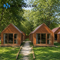 Casa de Vacaciones Modular Prefabricada de Acero y Aleación de Aluminio, Completa y Equipada, con Plano de Diseño Personalizado, Certificación CE