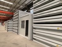 Maison préfabriquée à construction rapide de 20 pieds 40 pieds maison modulaire en conteneur pliable petite minuscule maison en conteneur pliable pour le camping bureau à domicile