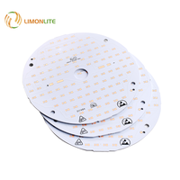 Module LED SMD 2835 120 LED Rond Haute Puissance Blanc Chaud 220V Sans Driver pour PCB & PCBA