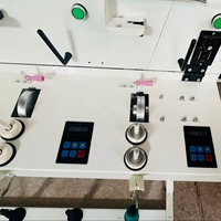 Bobinadora electrónica de alta velocidad con cono de alambre semiautomático de gran oferta con dispositivo de aceite para hilo de coser