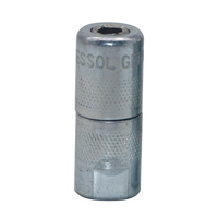 ZM-0273 Buse et raccord de graisseur 1/8 po, 4 mâchoires, tête hexagonale zinguée, connexion femelle, basse pression, pièces automobiles