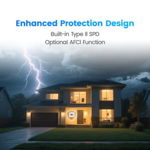 Biến tần lai ghép Epever IP65 6kw một pha 6000W 6KVA năng suất cao 110% công suất định mức, hoạt động lưới điện, tích hợp 2 MPPT - Product Image 3