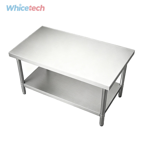 Material de alta calidad, acero inoxidable 304, varios tamaños, mesa de trabajo comercial de acero inoxidable para <span class=keywords><strong>restaurante</strong></span> comercial - Product Image 3