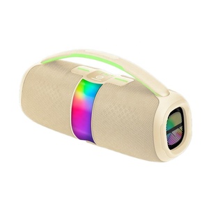 Portable RGB LED Mini <strong>Wireless</strong> IPX6 Waterproof Audio <strong>System</strong> Outdoor Party Activity Stereo <strong>Speaker</strong> <strong>Microphone</strong> TWS USB TF Plastic - Product Image 2