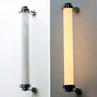 Boîte à lumière cylindrique en acrylique personnalisée, panneau publicitaire suspendu extérieur rond tendance, enseigne lumineuse pour bar