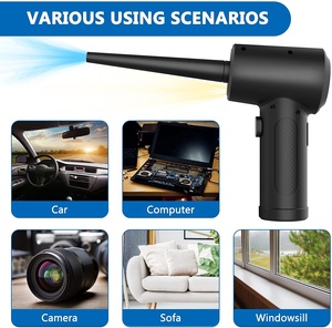 Custom Logo <strong>Electric</strong> Air <strong>Duster</strong> Cleaner <strong>PC</strong> Computer Keyboard 51000RPM Cordless Dust off Compressed Gas Blowing Air <strong>Duster</strong> - Product Image 5