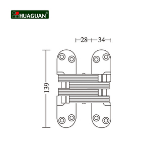 180 grados abierto lento cerca tranquilo de acero inoxidable bisagra oculta - Product Image 3